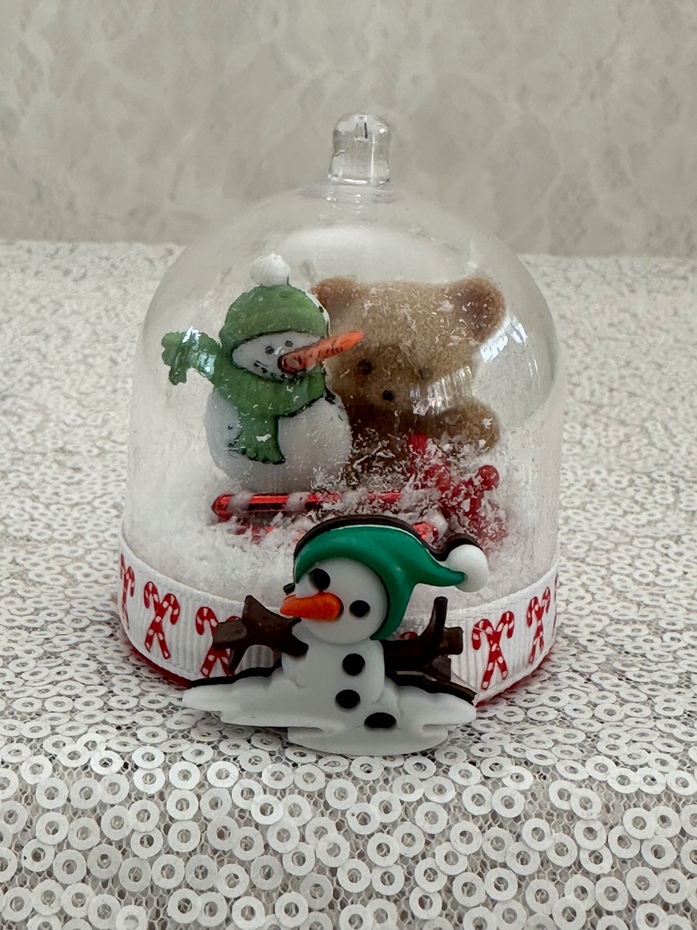 Mini Christmas Snow Globes, Snow Globes, Miniature Gifts, Holiday Gifts