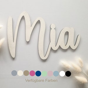 Targhetta per il nome, targa per la porta della cameretta dei bambini, targa in legno, targa per porta con nome, scritta con nome desiderato, regalo personalizzato, regalo di nascita