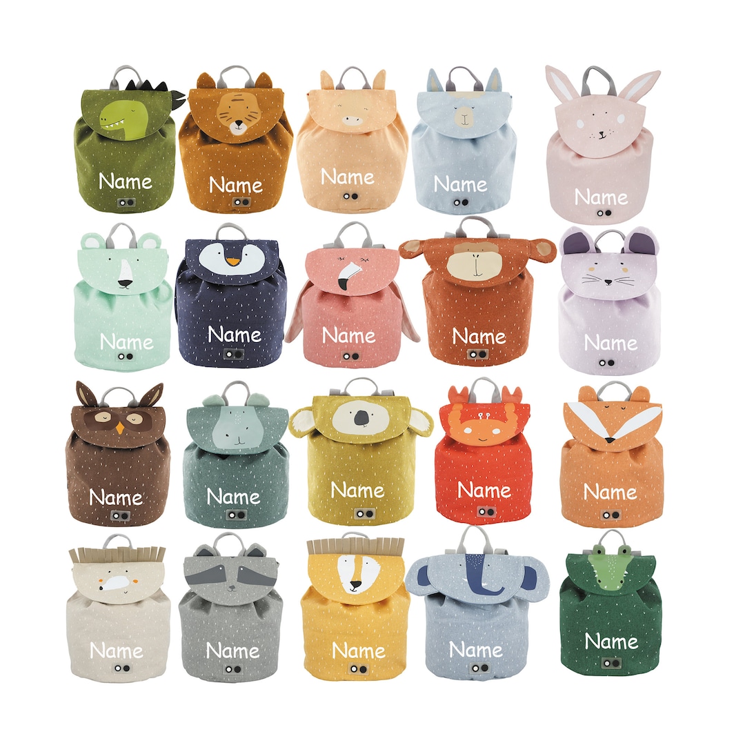Kinder MINI Rucksack mit Namen bestickt Rucksack für Kindergarten Kita