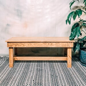 Farmhouse Bench, Entryway Bench, Modern Farmhouse, Wood Bench, Custom Bench, Rustic Bench