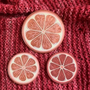 Sottobicchiere con frutta arancione