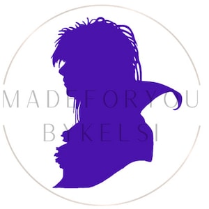 5 PNG con silhouette di personaggi del labirinto