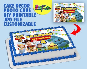 Toy Story Cake Topper Etsy