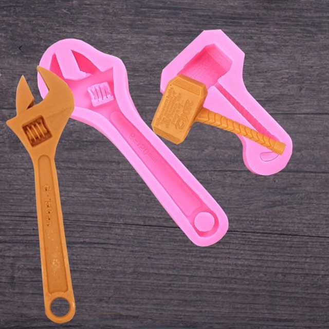 Tools Silicone Mold Hammer-wrench-screwdriver-pliers-handyman Tools for  Fondant-resin-polymer Clay-handcrafts-jewelry-candy-handmade Molds. 