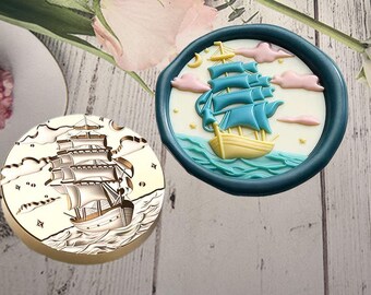 Kit de sellos de cera para veleros: Sellado de invitaciones de boda náuticas