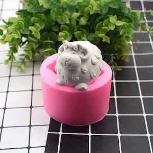 3D New Sheep Silicone Mould/DIY Lamb mould /Sheep Cake Mould /Lamb Soap Mold /Chocolate mould/animal mold / fondant mold/baking tool