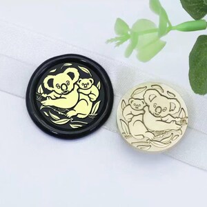 Bradypod FamilyWax Seal Stamp /Cute. Bradypode  Wax Sealing kit ,Animal Wax Sealing Kit /Birthday gift envelop Wax Sealing kit