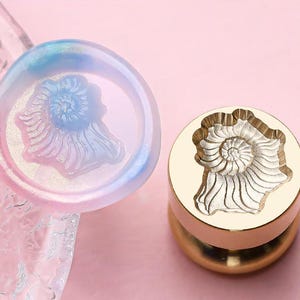 3D Mini Muschel Siegelstempel/ Seeschnecke Siegelstempel Set / Seeschnecke Siegelstempel Set / Seeschnecke Siegelstempel Set / Seeschnecke Siegelstempel Set