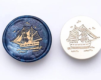 Kit de sellos de cera para veleros: Sellado de invitaciones de boda náuticas