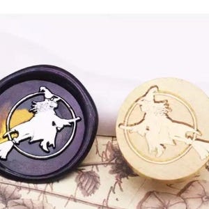 Witch Wax Seal Stamp: Halloween Sealing Kit