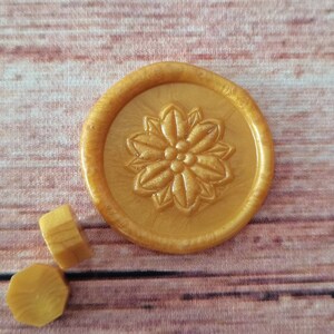 3D Lotus Wachssiegel-Stempel /Lotus-Wachsversiegelungsset /Lotusblume-Wachssiegelstempel/ Hochzeitsgeschenkeinladungs-Wachsstempel