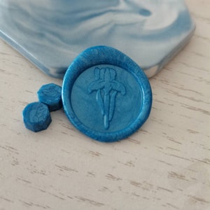 Garden Iris Wax Seal Stamp: Flower Sealing Kit