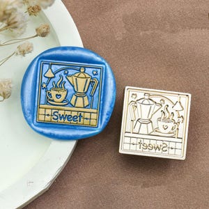 Tampon de cire pour café sucré : kit de scellage pour café