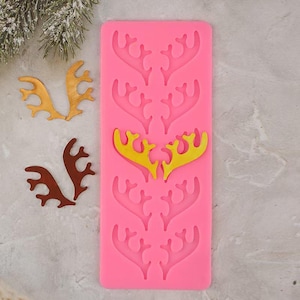 Elk Antler Silicone Mold: 3D Deer Horn Mould, Baking Tool