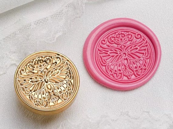 Butterfly Wax Seal Stamp/butterfly and Moon Wax Sealing Kit