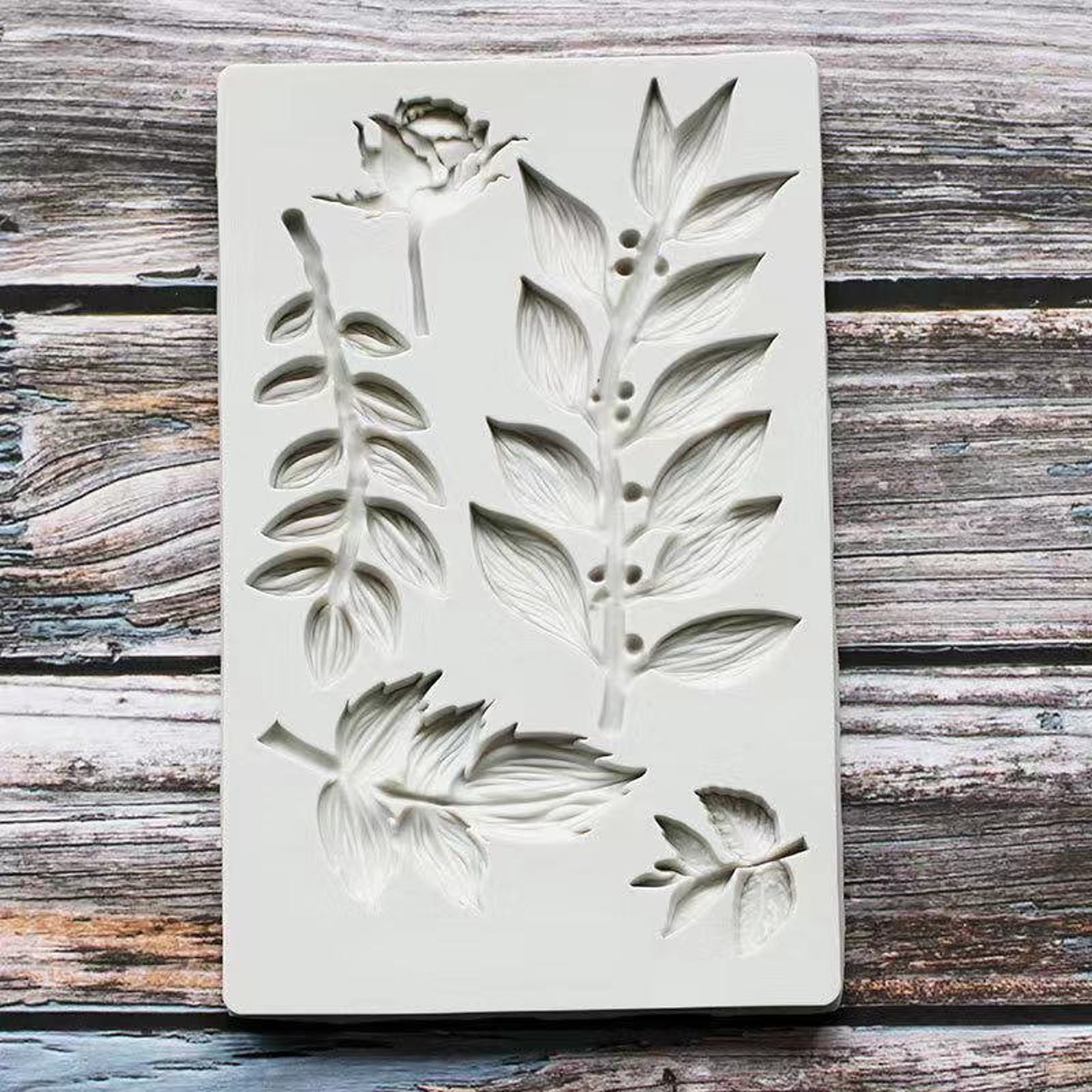 Olive Leaf Silicone Mold / Rose Silicone Chocolate Mold/ Olive Etsy