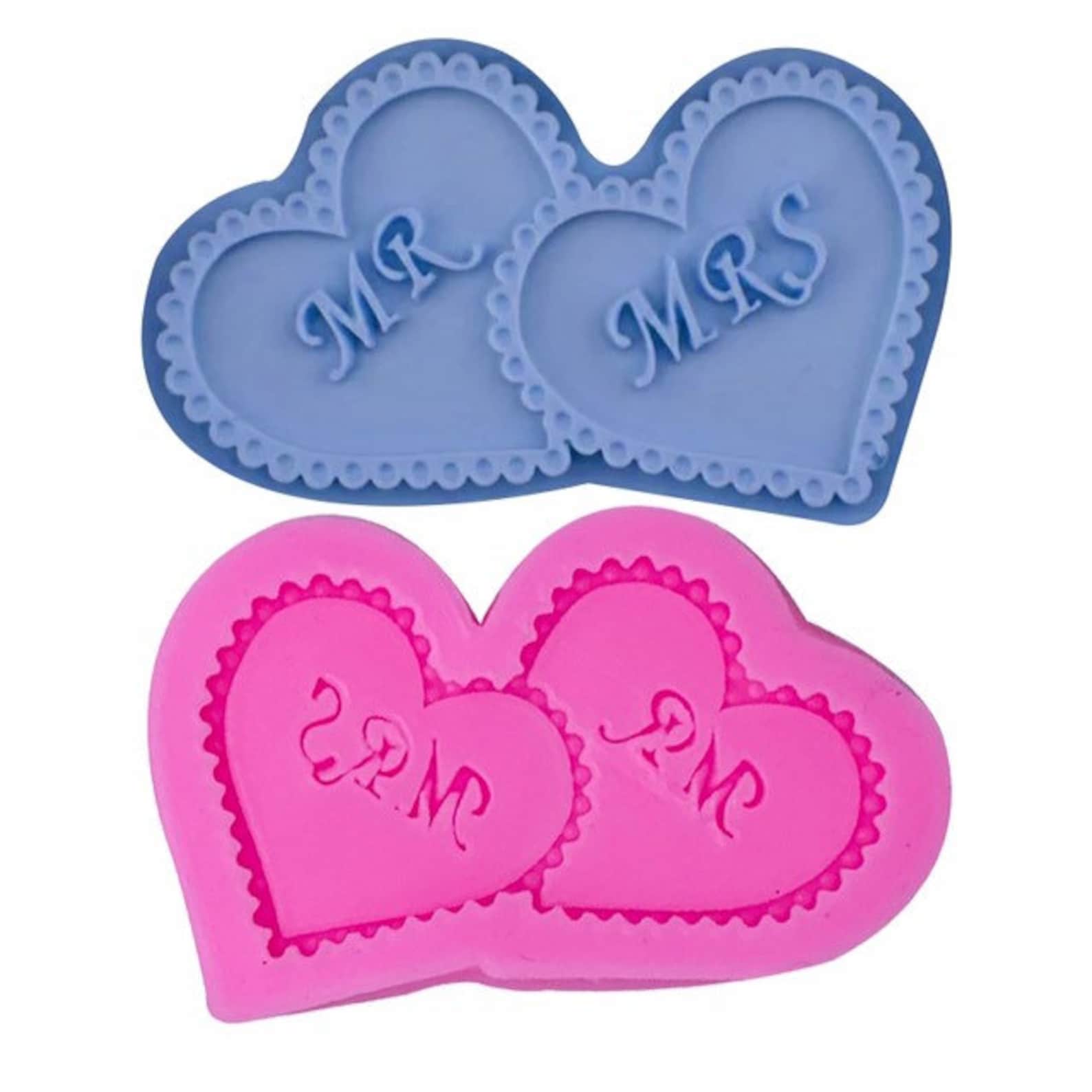 DIY Love heart silicone mold /Wedding love heart mould /Love Etsy