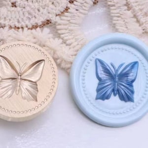 3D Butterfly Wax Seal Stamp: Invitation Sealing Kit