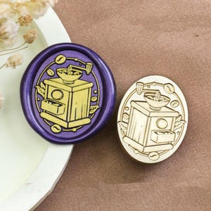 Kaffeewachs Siegel Stempel: Kaffeeliebhaber Siegelset