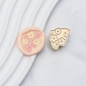 Flying Bird Wax Seal Stamp: Bird &flower wax  Sealing Kit