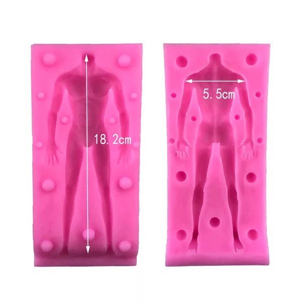 LOVE Torso Slcone Molds Female Male Body Molds Candle Mold Naked