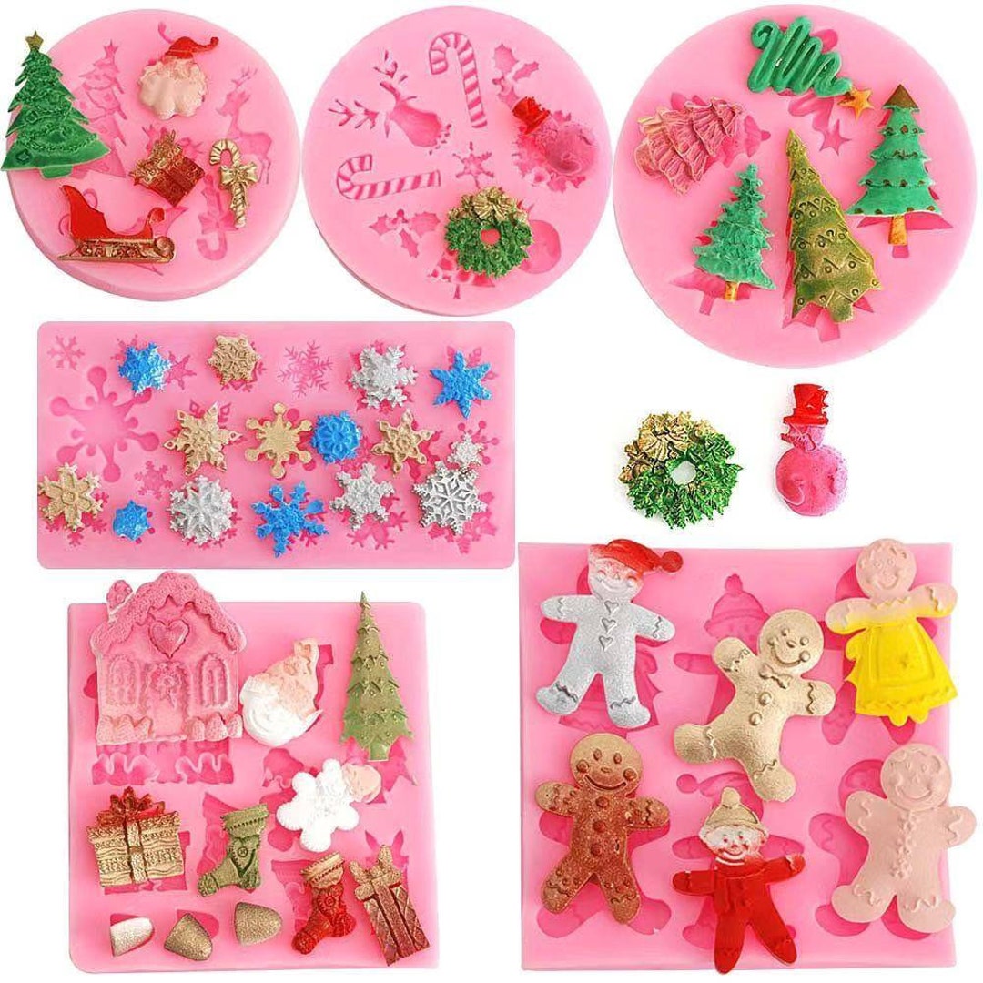 DIY Christmas Tree Silicone Mold /snowflake Cake Mold/3d House Etsy