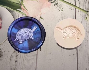 3D Sea Turtle Wax Seal Stamp, TTortoise wax sealing kit