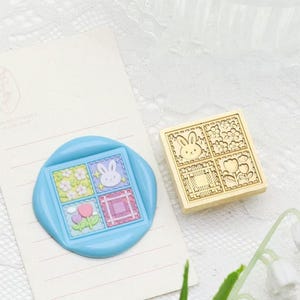 Matts Kaninchen Wachs Siegel Stempel/ Tulpe Wachs Versiegelungs Kit/Sakura Wachs Versiegelung Stempel/ Blumen Wachs Versiegelung Kit/Geburtstag Geschenk Umschläge Wachs stempel
