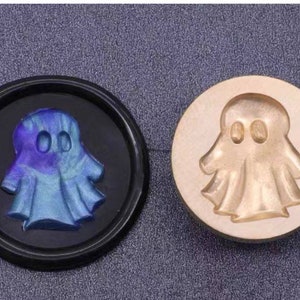 3D Ghost Wax Seal Stamp: Hallows Day Invitation Kit