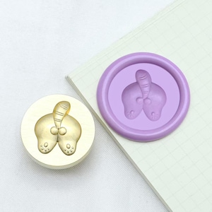 3D Mini Corgis Butt Wachssiegel Stempel/Walisischer Corgis Siegelstempel Kit/Wachs Siegelstempel mit süssem Hund/Geburtstag Geschenk Umschläge Wachs Siegelstempel