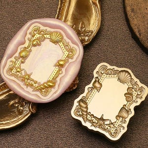 3D Snail Wax Seal Stamp: Shell Starfish Sealing Kit - Birthday Gift