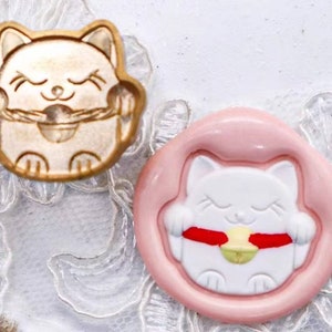 Tampon de cire de chat mignon 3D/Kit de cachetage de cire de chat de forme irrégulière/Tampon de cire de chat animal/Tampon de cachet de cire de chat porte-bonheur