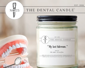 Dental Gift, Dentist Gift, Dental Assistant Gift, Dental Hygienist Gift, Dental Team Gift, Dental Funny Gift, Dental Candle