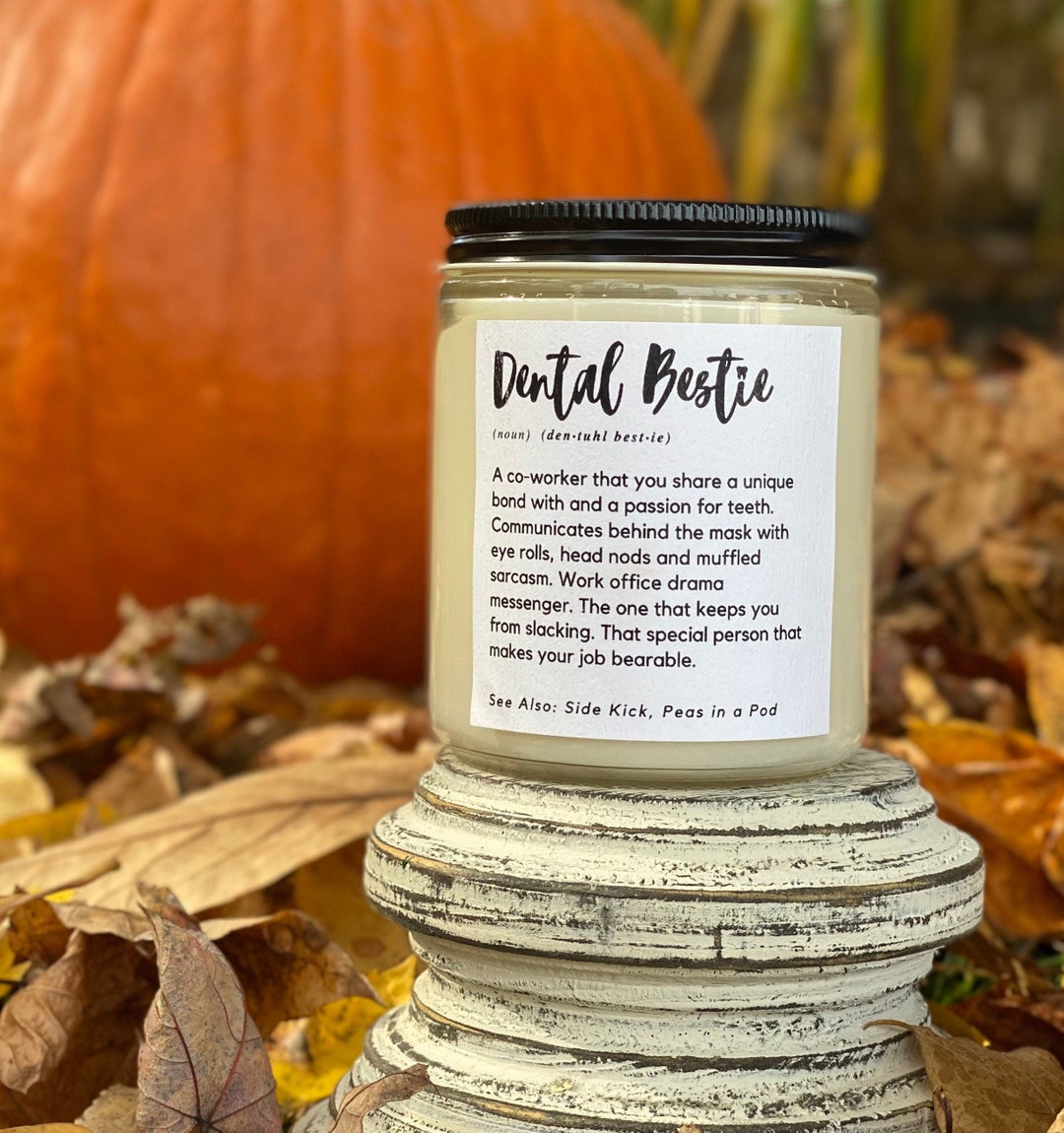 Dental Candle Dental Bestie Candle Dentist Gift Dental Etsy