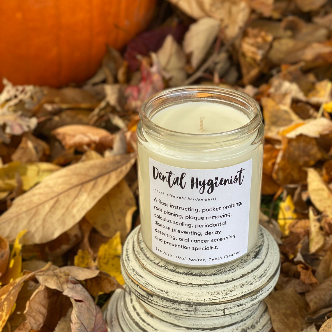 Dental Candle Dental Hygienist Candle Dentist Gift Dental Etsy