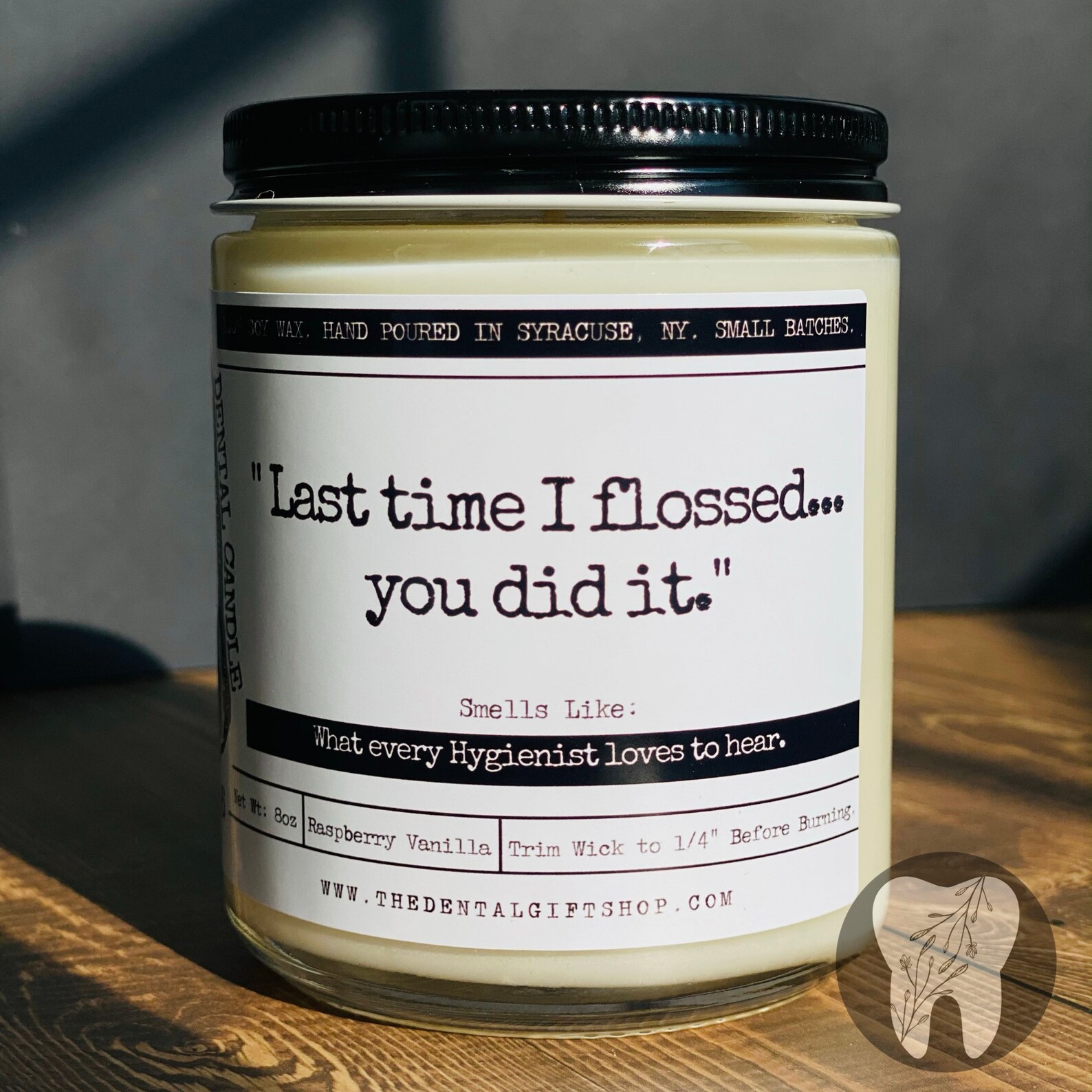 Dental Candle Dental Gift Dentist Gift Dental Assistant Etsy