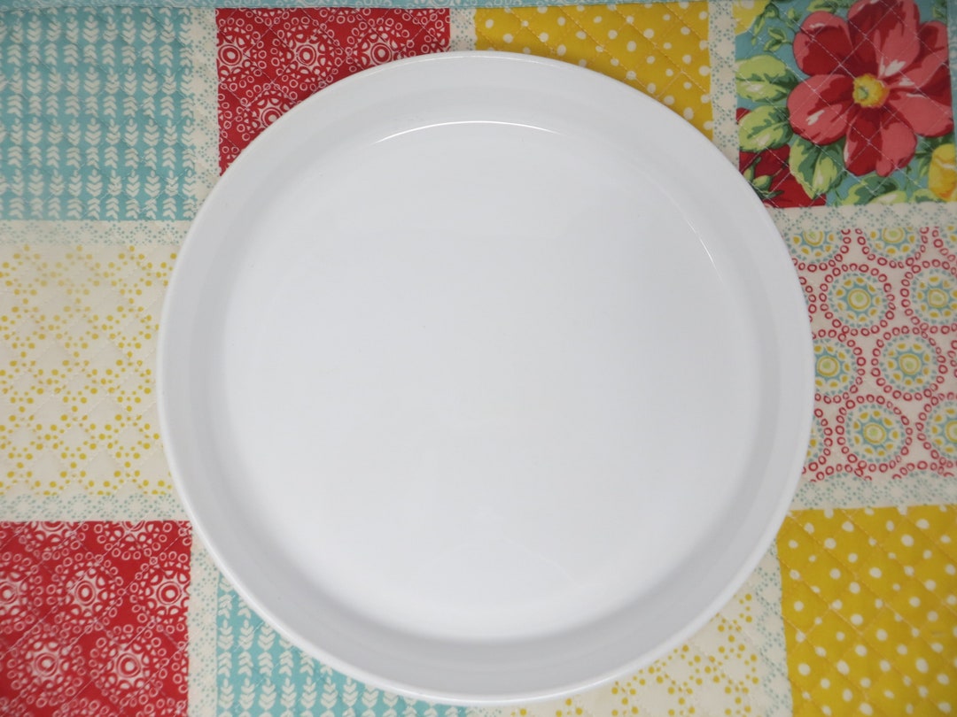 Corning Ware FRENCH WHITE 10 Inch Round Quiche Dish Pan Pie Pan Plate F