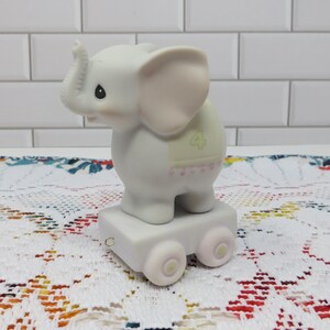 Precious Moments Birthday Train Age 4 #159770 May your birthday be gigantic elephant