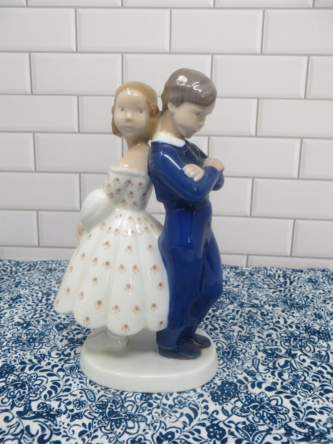 B and G, Bing and Grondahl Danish Porcelain Figurine, Pardon Me ...
