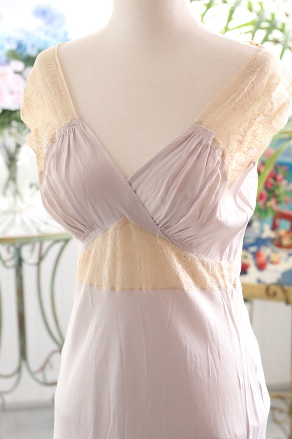 1930s ice blue dress
