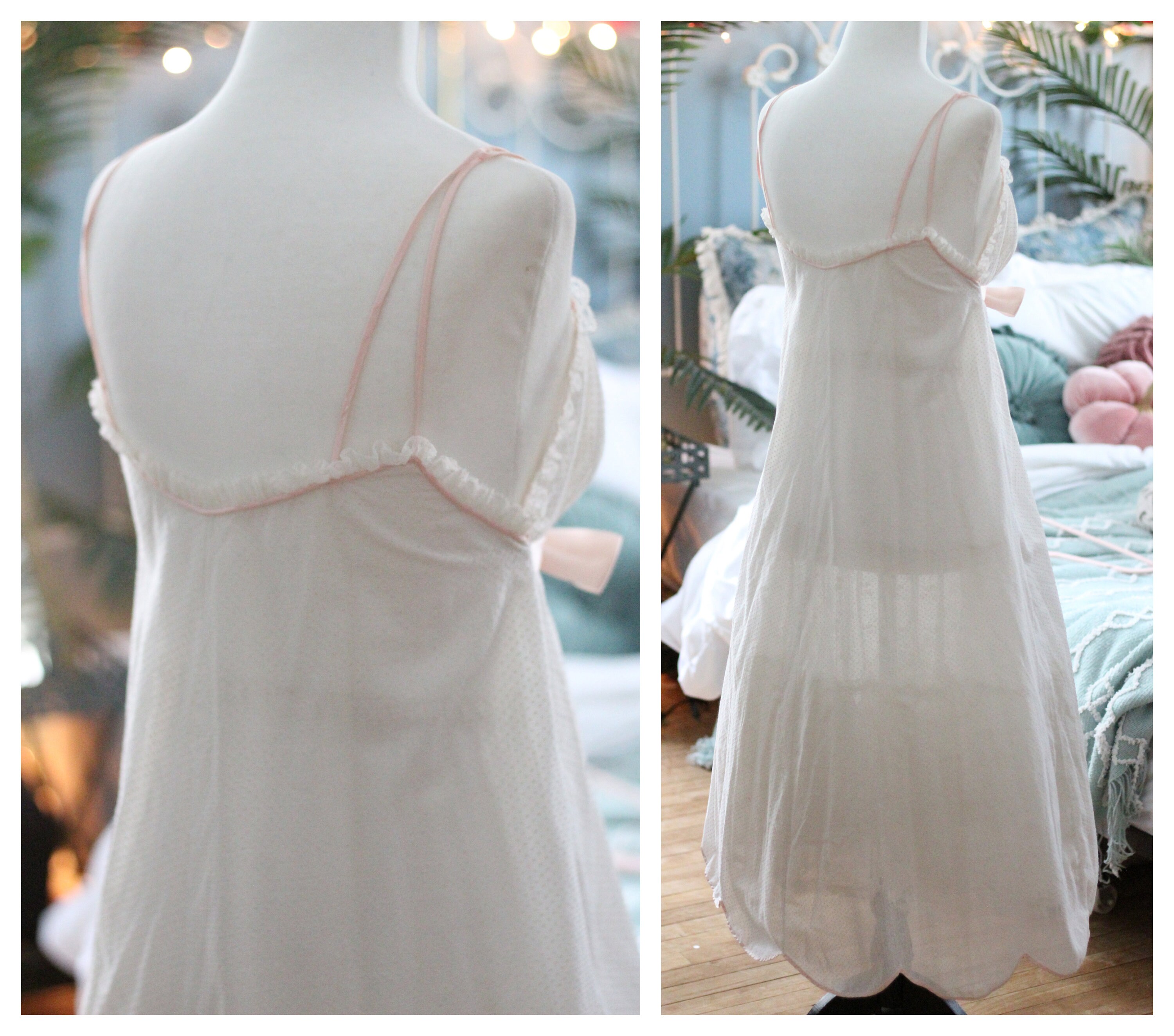Lullaby Set Timeless Daygown Set, Spring White Swiss Dot main image 0