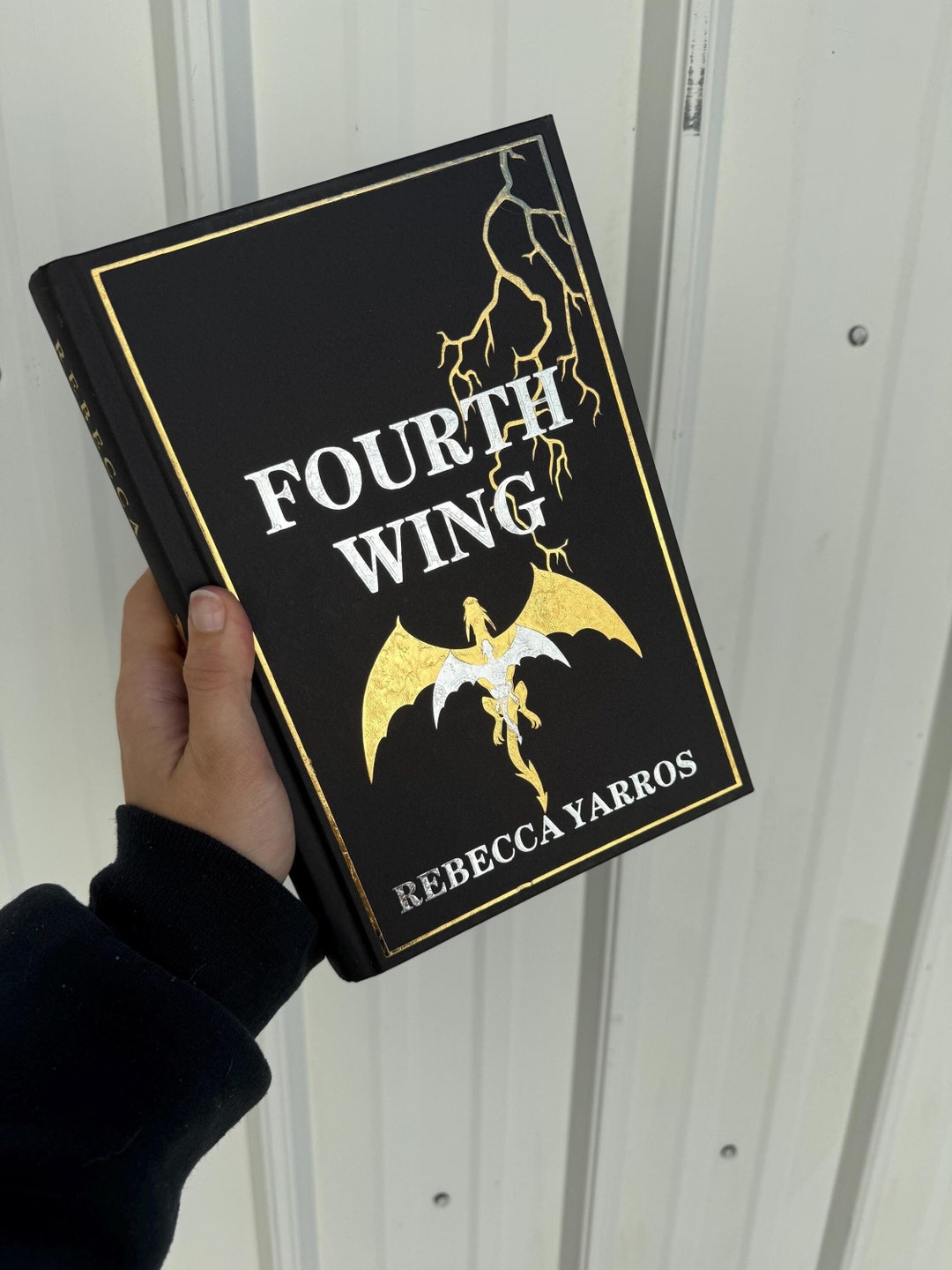 Fourth Wing Hardcover Custom Decal - Etsy