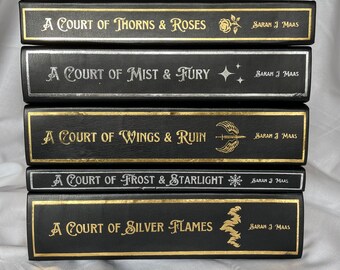 ACOTAR Entire Series Handmade Rebound Set (leather)