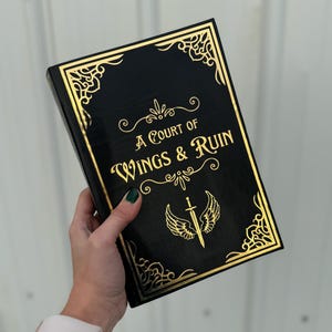 A Court of Wings and Ruin Leather Rebound - Etsy