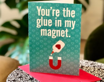 Glue in My Magnet Greeting Card,  Phish Greeting Card, Kasvot Växt Greeting Card, We are come to outlive our brains, Phish Valentine Card