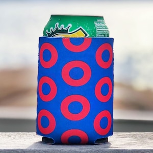 Donuts KOOZIE®, Phish, Phish Donuts, Fishman Donut KOOZIE® Custom Drink Holder, Custom Can Holder