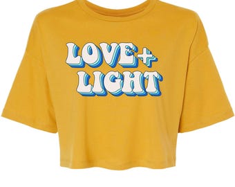 Love & Light Women's Crop Tee