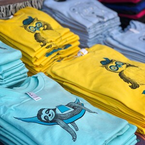 Sloth in a Hammock Toddler Tees, Sloth Shirt, Sloth Tshirt, Phish Shirt image 6