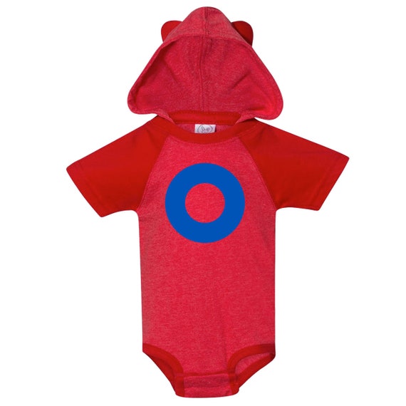 Hoodie top onesie baby