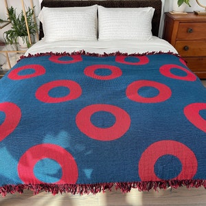 Phish Donut Cotton Woven Blanket